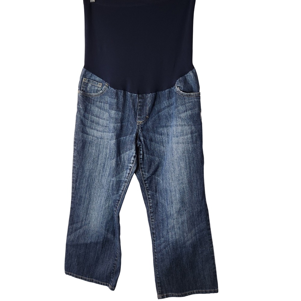 Liz Lange Maternity denim capris Size 8 Womens